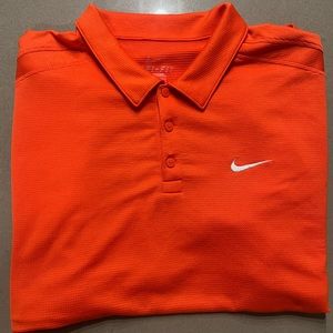 Orange Nike Polo